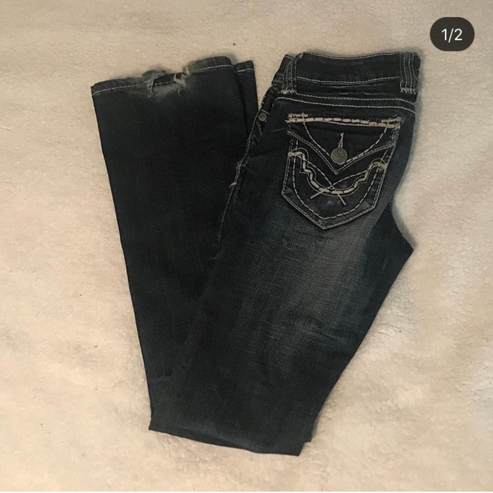 Ripped Rue 21 bootcut jeans